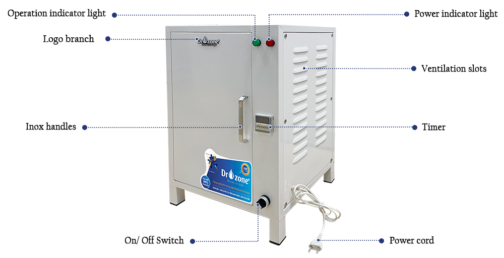 Dr.Clean 60L UV and Ozone double Disinfection Cabinet