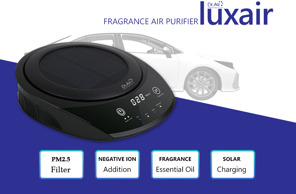 Dr.Air Luxair Fragrance Air Purifier is integrated many advanced features