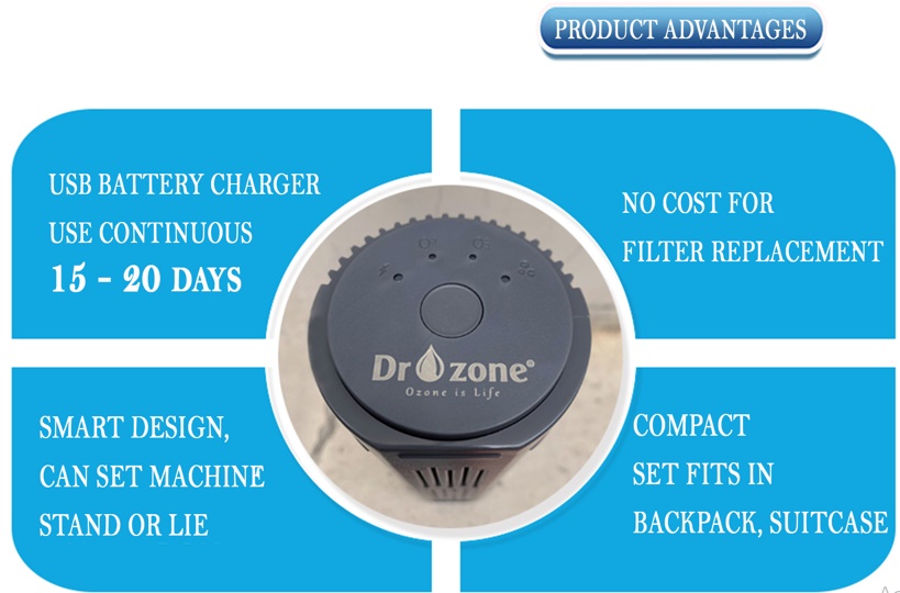 PRODUCT ADVANTAGES Dr-Ozone.com Car Deodorizer