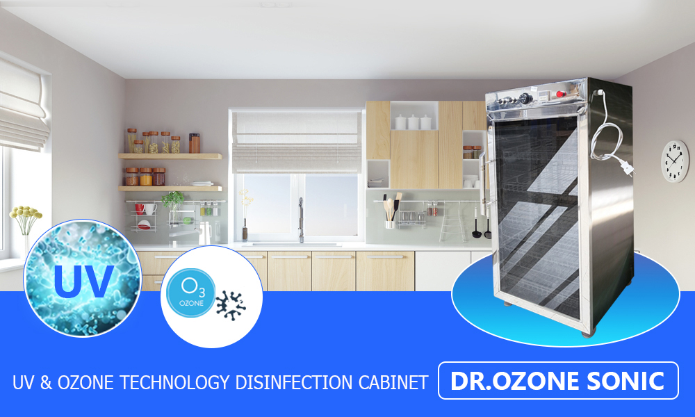 Dr.Ozone Sonic Uv & Ozone technology Disinfection Cabinet