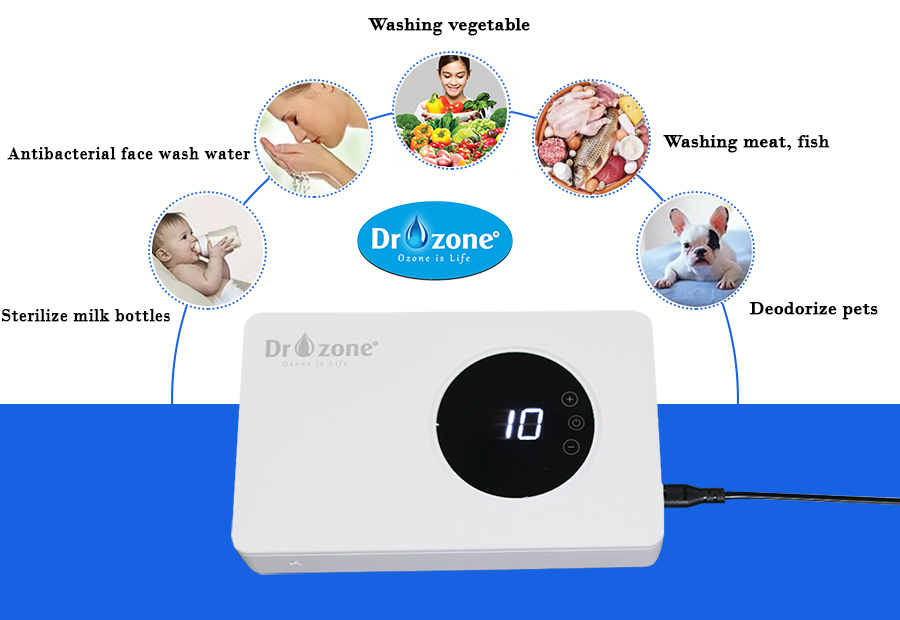 Applications of Dr.Ozone food sterilizer