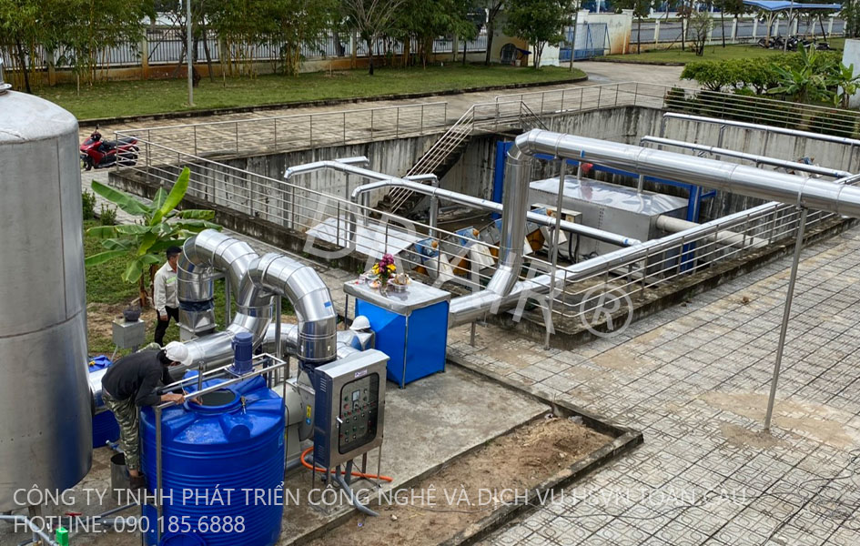 Panko Centralized Wastewater Treatment Plant order Dr-Ozone.com and Dr.Air for treatment of hotel wastewater odor by UV technology
