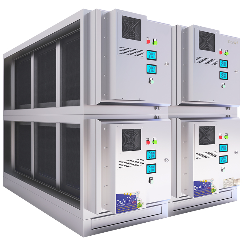 Dr.Air KT 48000i industrial electrostatic precipitator inox case