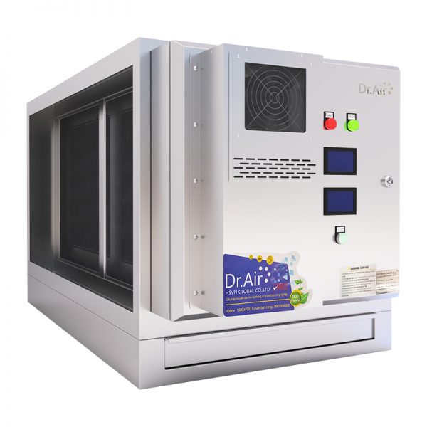 Dr.Air KT8000i electrostatic precipitator inox case for industrial kitchen smoke